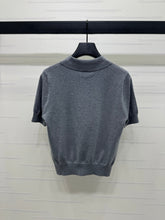 BURBERRY SHORT-SLEEVE KNITTED POLO SHIRT 274846